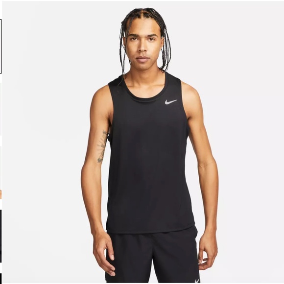 Nike Men's Dri-FIT Miler Tank Top - Picture 3 of 5